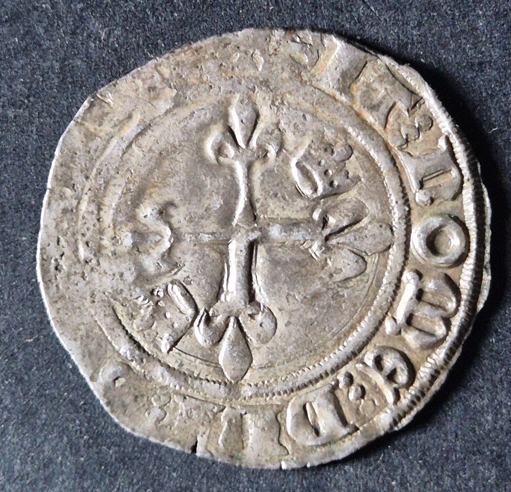monnaies europe medievale france royales florette charles vi dijon