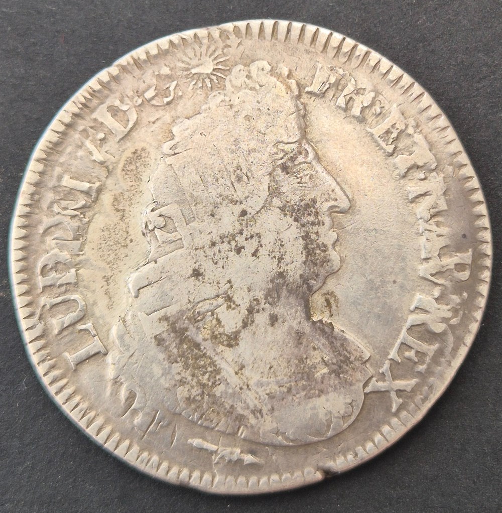 monnaies europe medievale a france royales demi ecu 1694 dijon