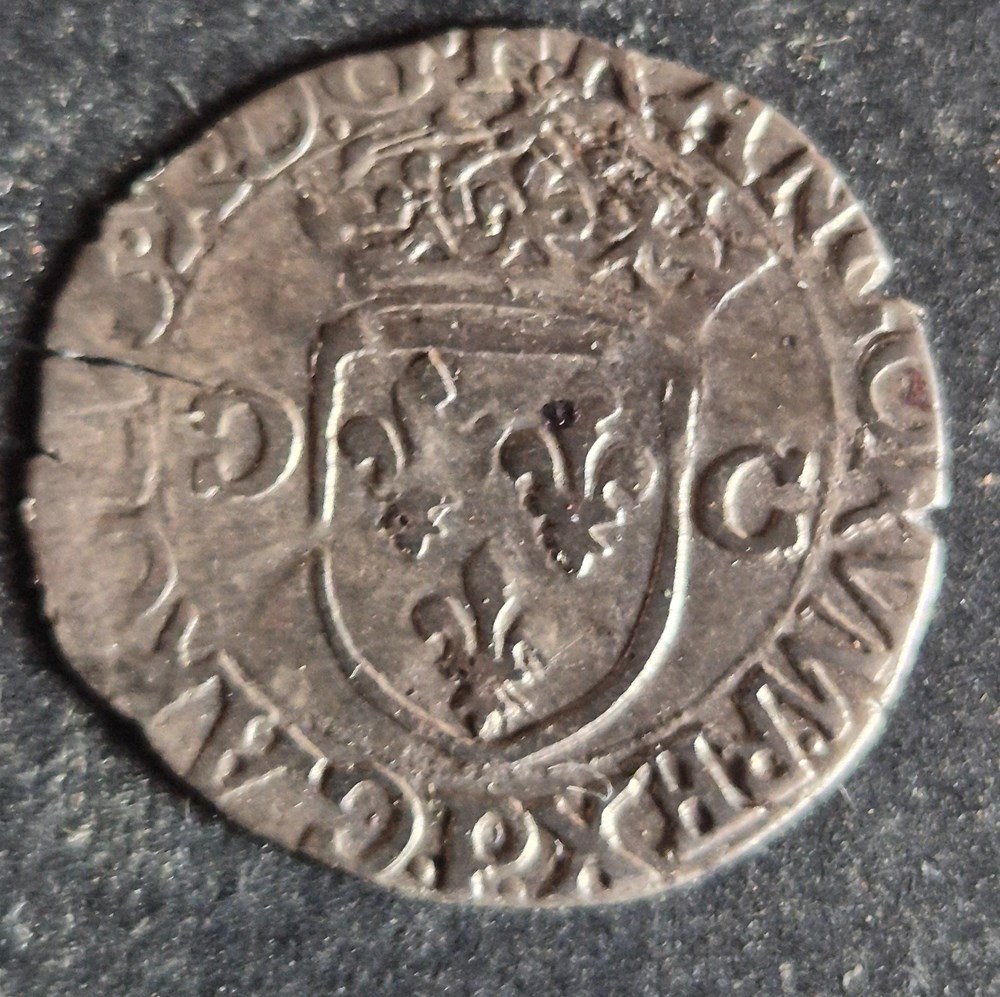 monnaies europe medievale france royales douzain charles x 1595 dijon
