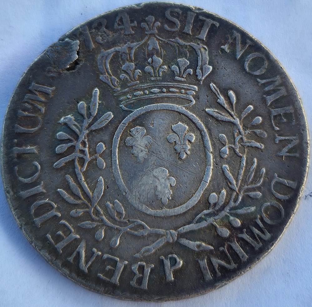monnaies europe medievale a france royales ecu de louis xv de 1734 p pour dijon