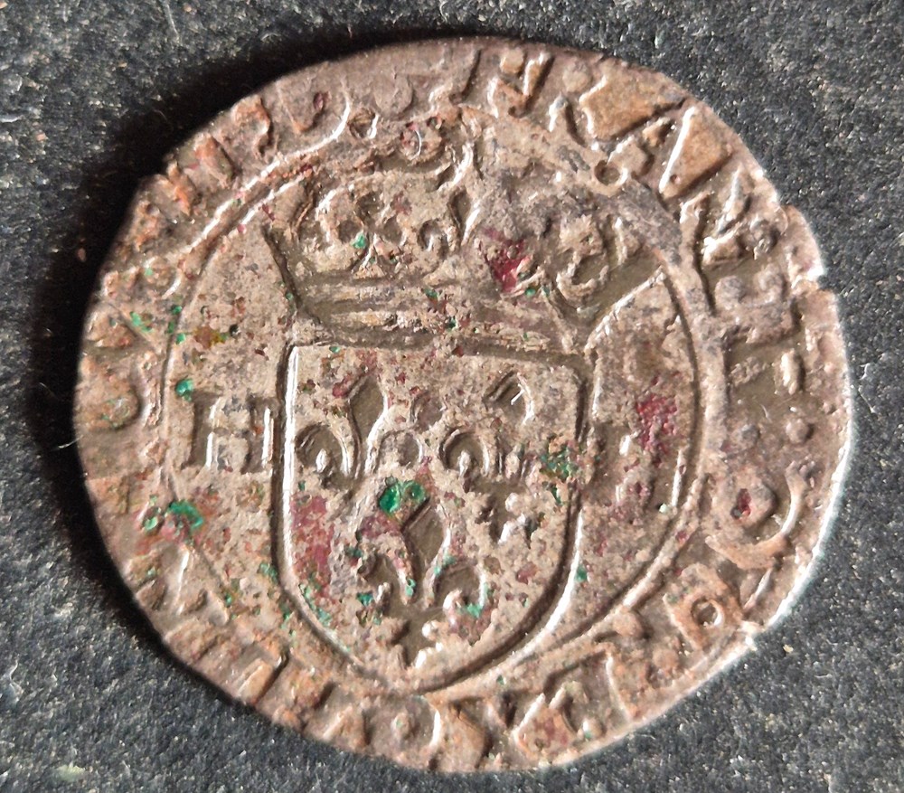 monnaies europe medievale france royales douzain henri iii 1588 dijon