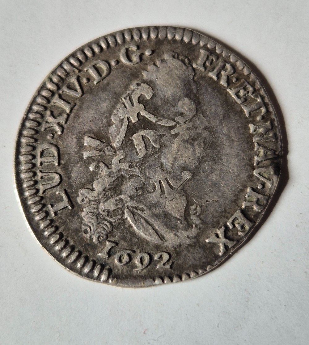monnaies europe medievale a france royales 4 sols 1692 dijon