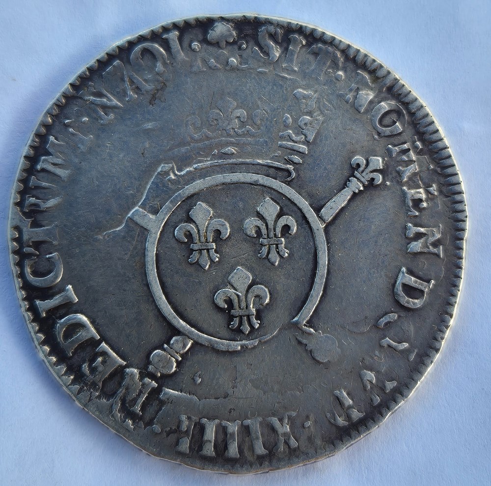monnaies europe medievale france royales ecu 1701 p atelier dijon reformation
