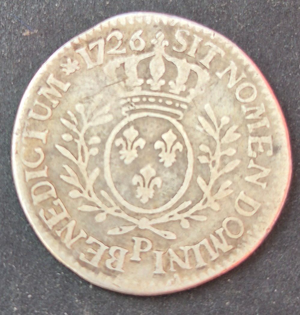monnaies europe medievale a france royales 1 5 d ecu 1726 dijon