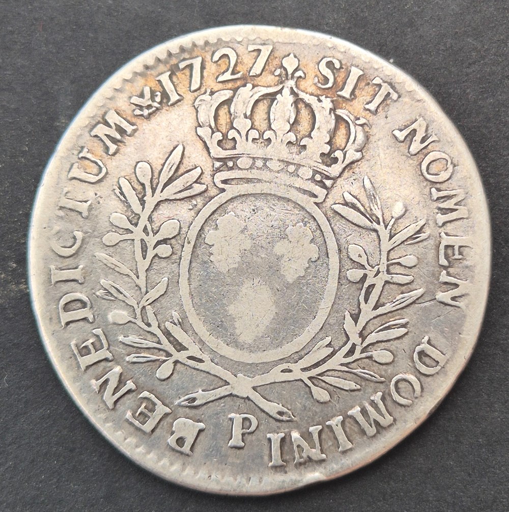 monnaies europe medievale a france royales demi ecu 1727 dijon