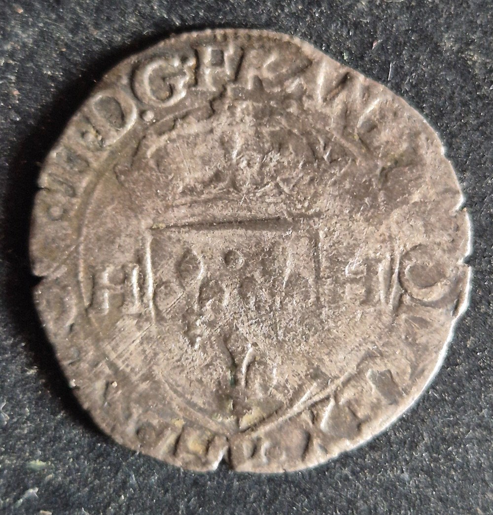 monnaies europe medievale france royales douzain henri iii 1587 dijon