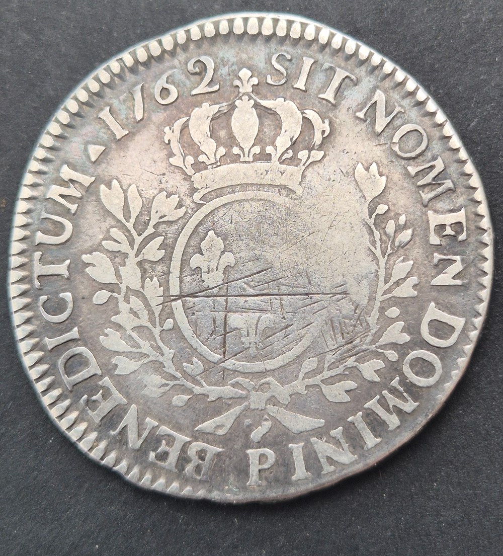 monnaies europe medievale a france royales demi ecu 1762 dijon