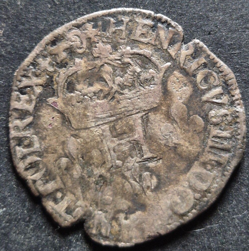 monnaies europe medievale a france royales 2 sol 1584 dijon