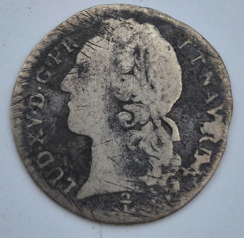 monnaies europe medievale a france royales 1 10 eme d ecu louis xv 1747 dijon