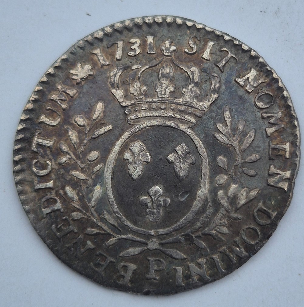monnaies europe medievale a france royales 1 10 eme d ecu louis xv 1731 dijon