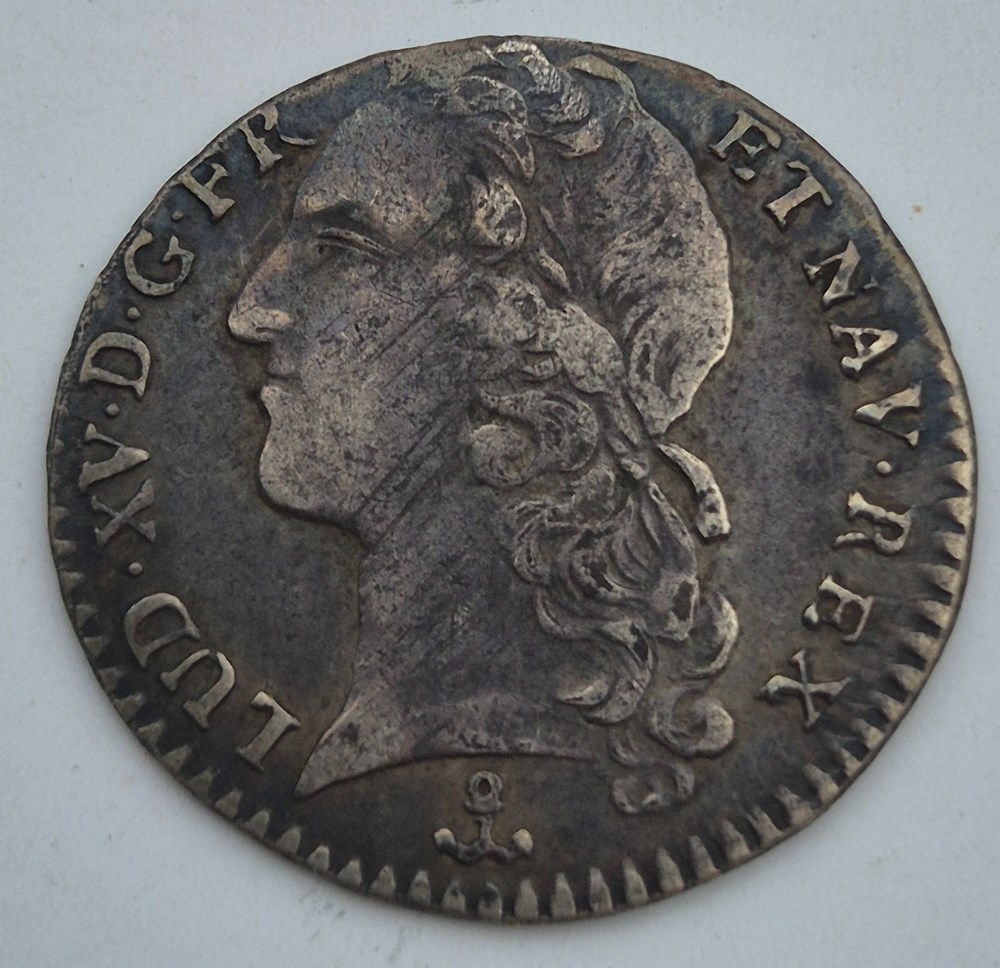 monnaies europe medievale a france royales 1 10 eme d ecu louis xv 1753 dijon