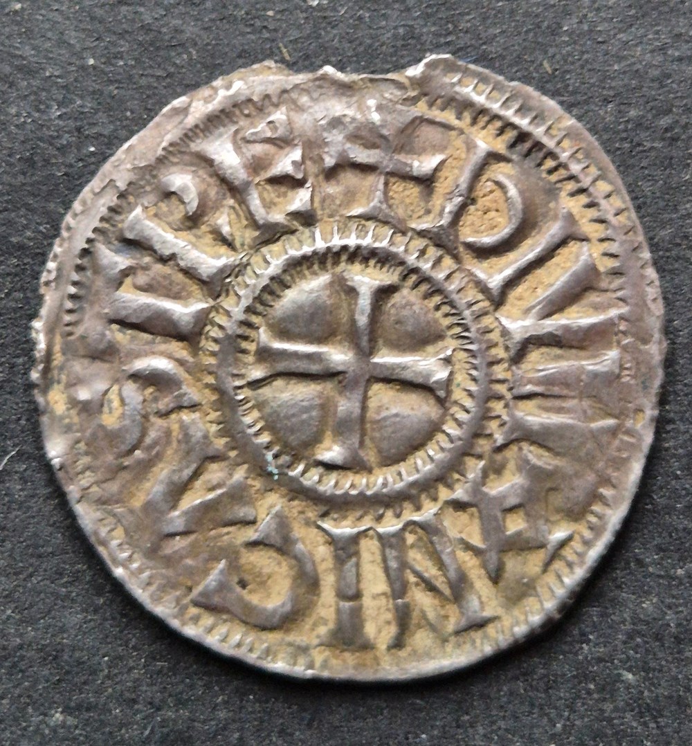 Denier charles II le chauve dijon monnaies europe medievale france carolingiennes denier charles ii le chauve dijon