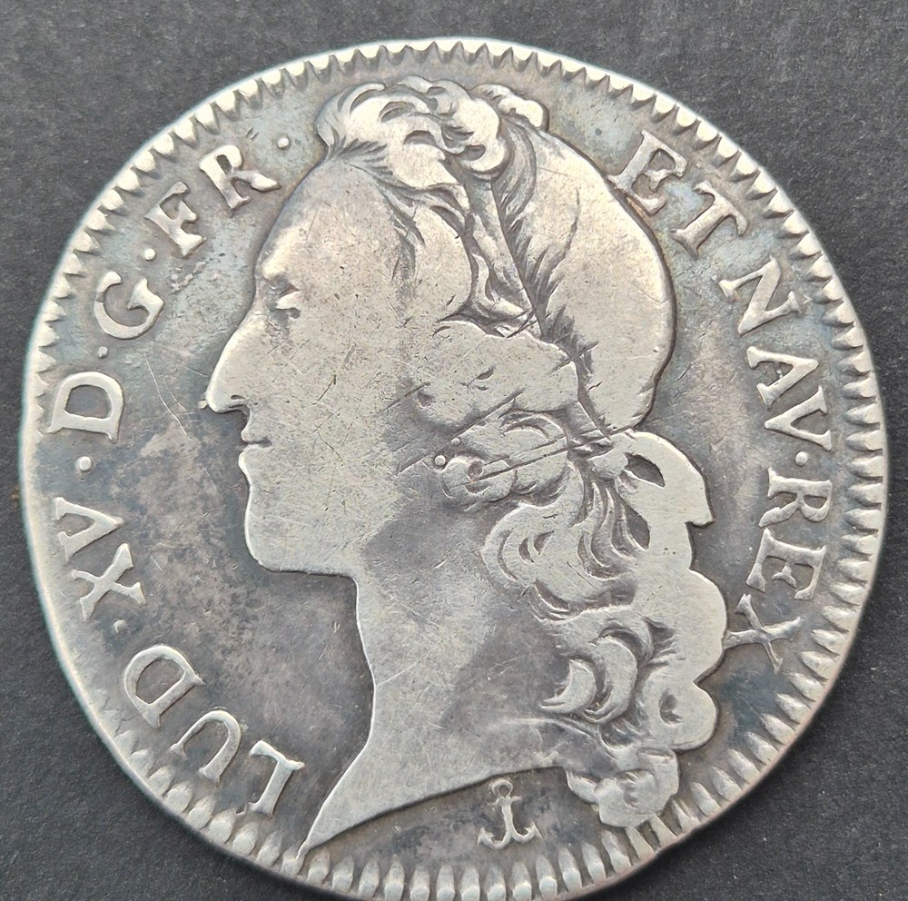 monnaies europe medievale a france royales demi ecu 1762 dijon