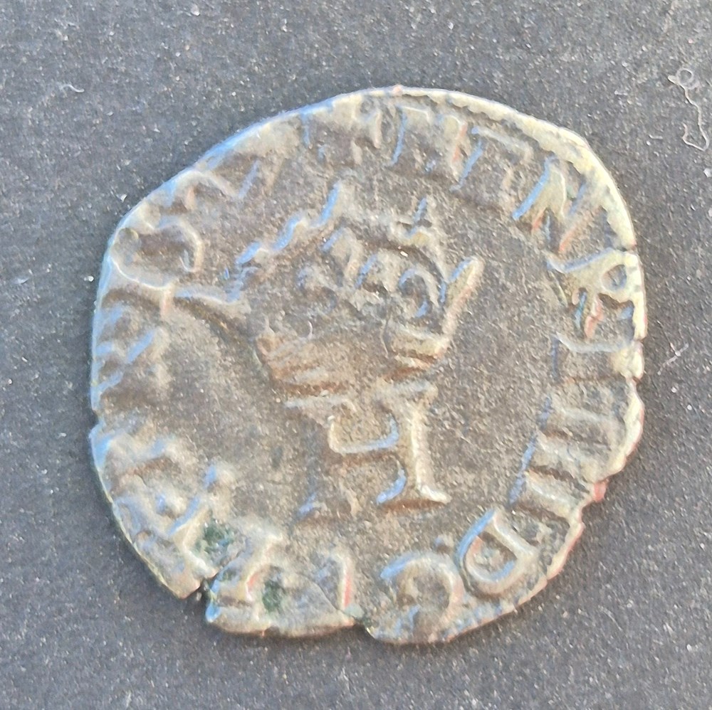 monnaies europe medievale france royales liard 1579 dijon
