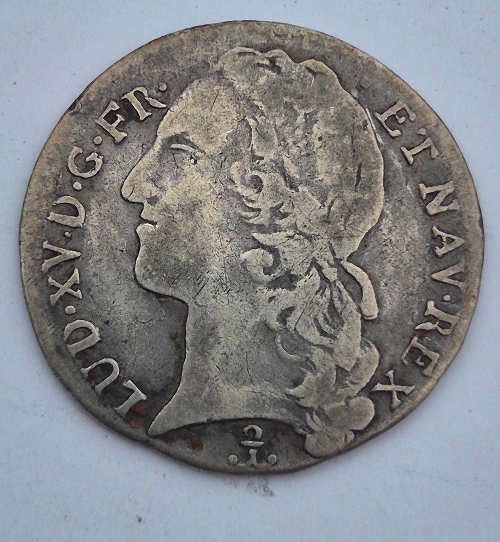 monnaies europe medievale a france royales 1 10 eme d ecu louis xv 1743 dijon
