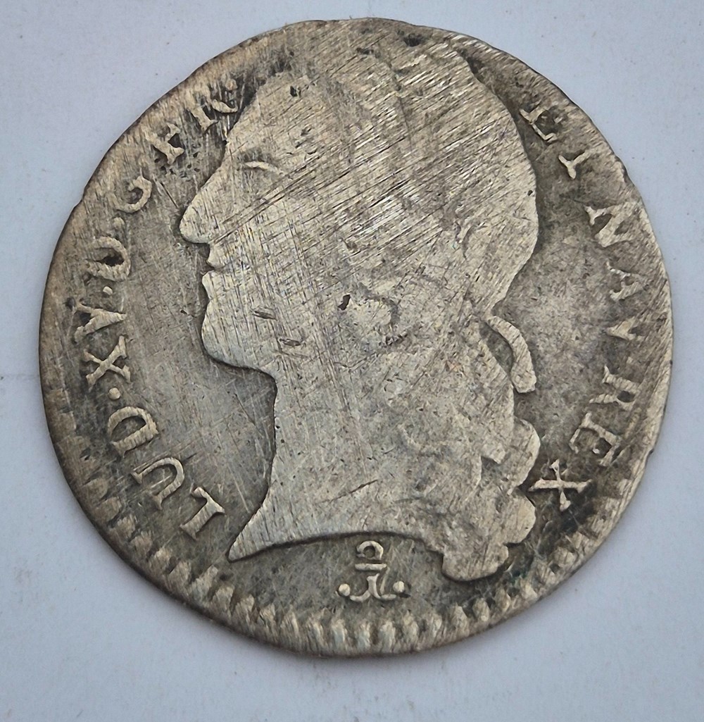 monnaies europe medievale a france royales 1 10 eme d ecu louis xv 1744 dijon