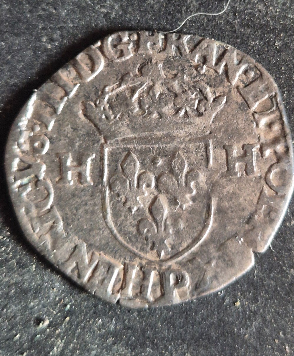 Douzain henri III 1575 dijon monnaies europe medievale france royales douzain henri iii 1575 dijon