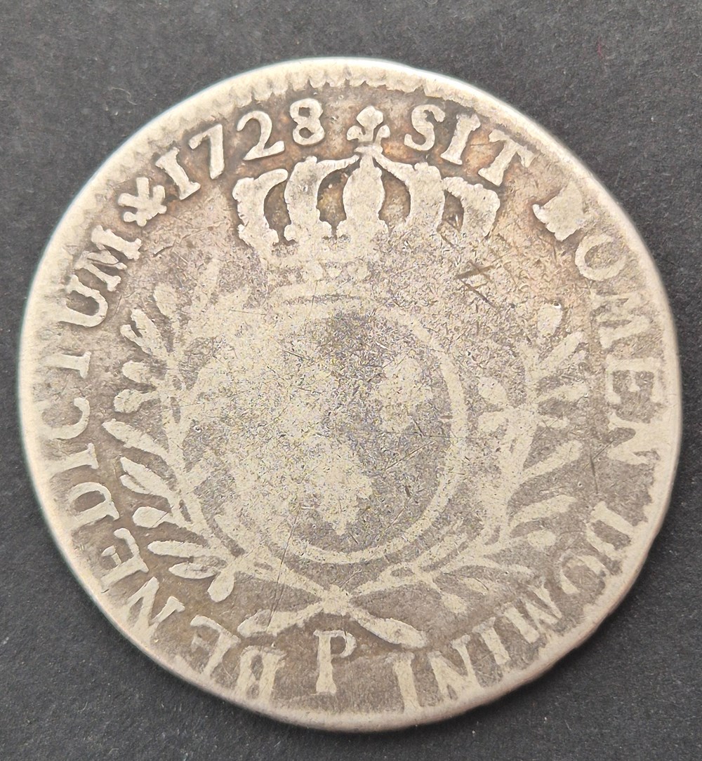 monnaies europe medievale a france royales demi ecu 1728 dijon