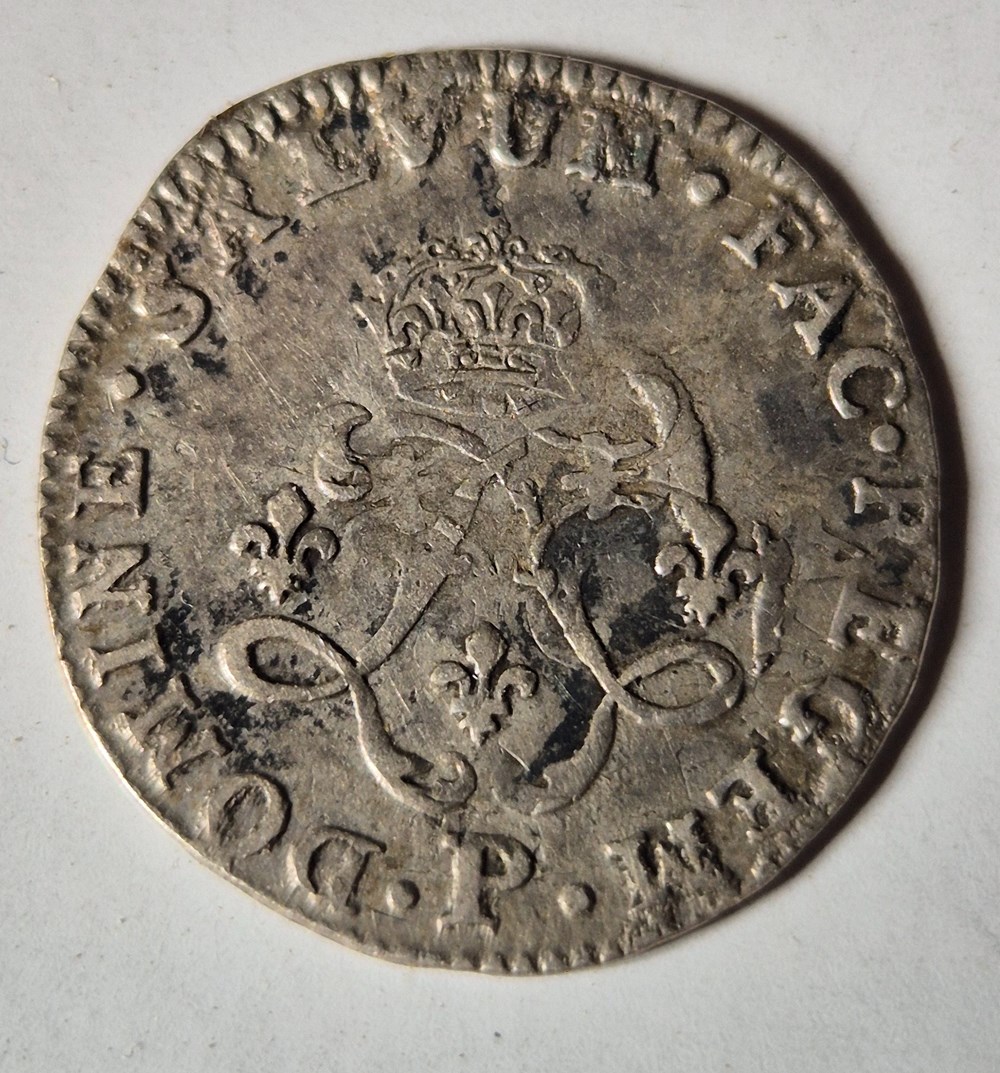 monnaies europe medievale a france royales 4 sols 1695 dijon