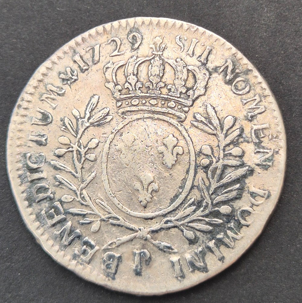 monnaies europe medievale a france royales demi ecu 1729 dijon