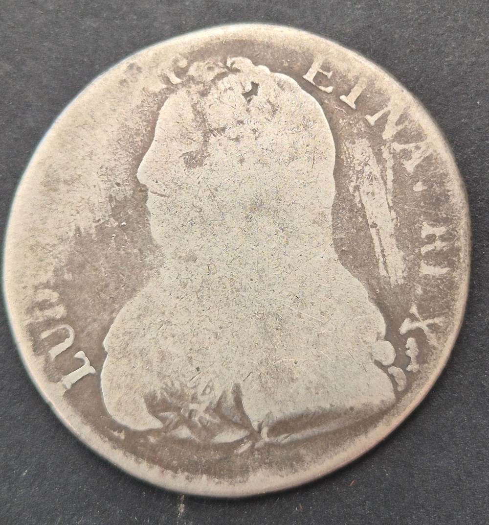 monnaies europe medievale a france royales demi ecu 1728 dijon