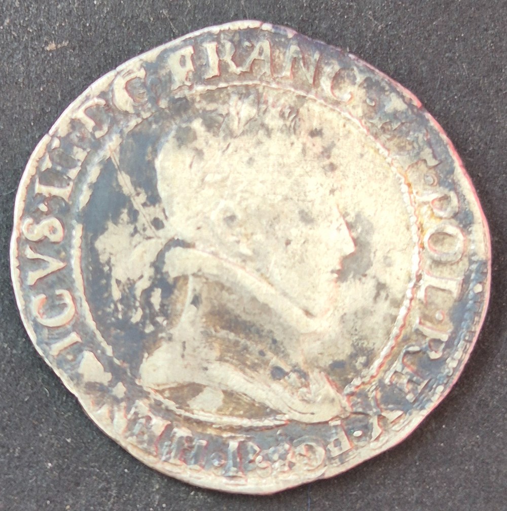 monnaies europe medievale france royales demi franc 1578 dijon