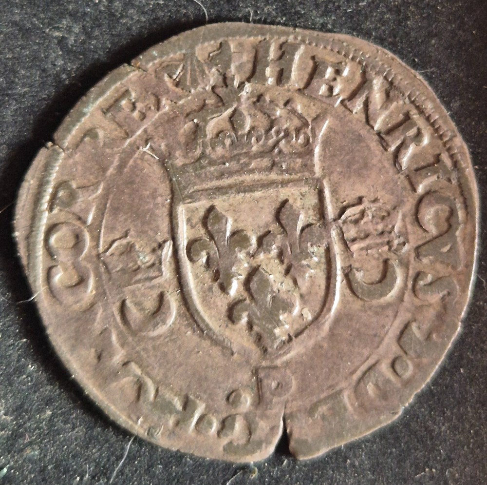 monnaies europe medievale france royales douzain henri ii 1552 dijon