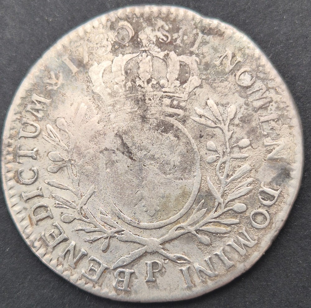 monnaies europe medievale a france royales demi ecu 1730 dijon