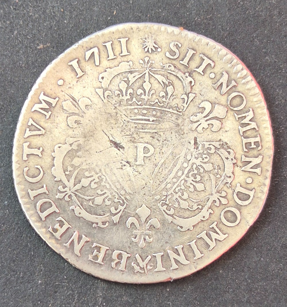 monnaies europe medievale a france royales 1 4 d ecu 1711 dijon