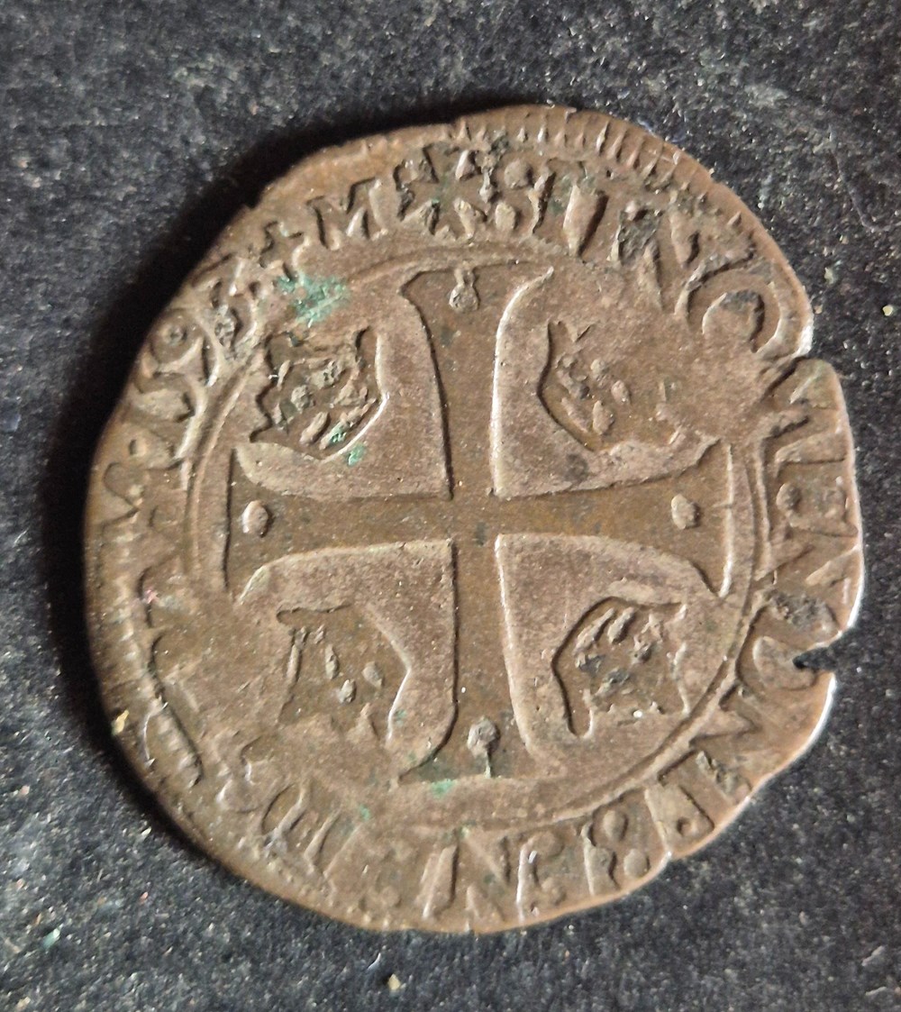 monnaies europe medievale france royales douzain charles x 1593 dijon