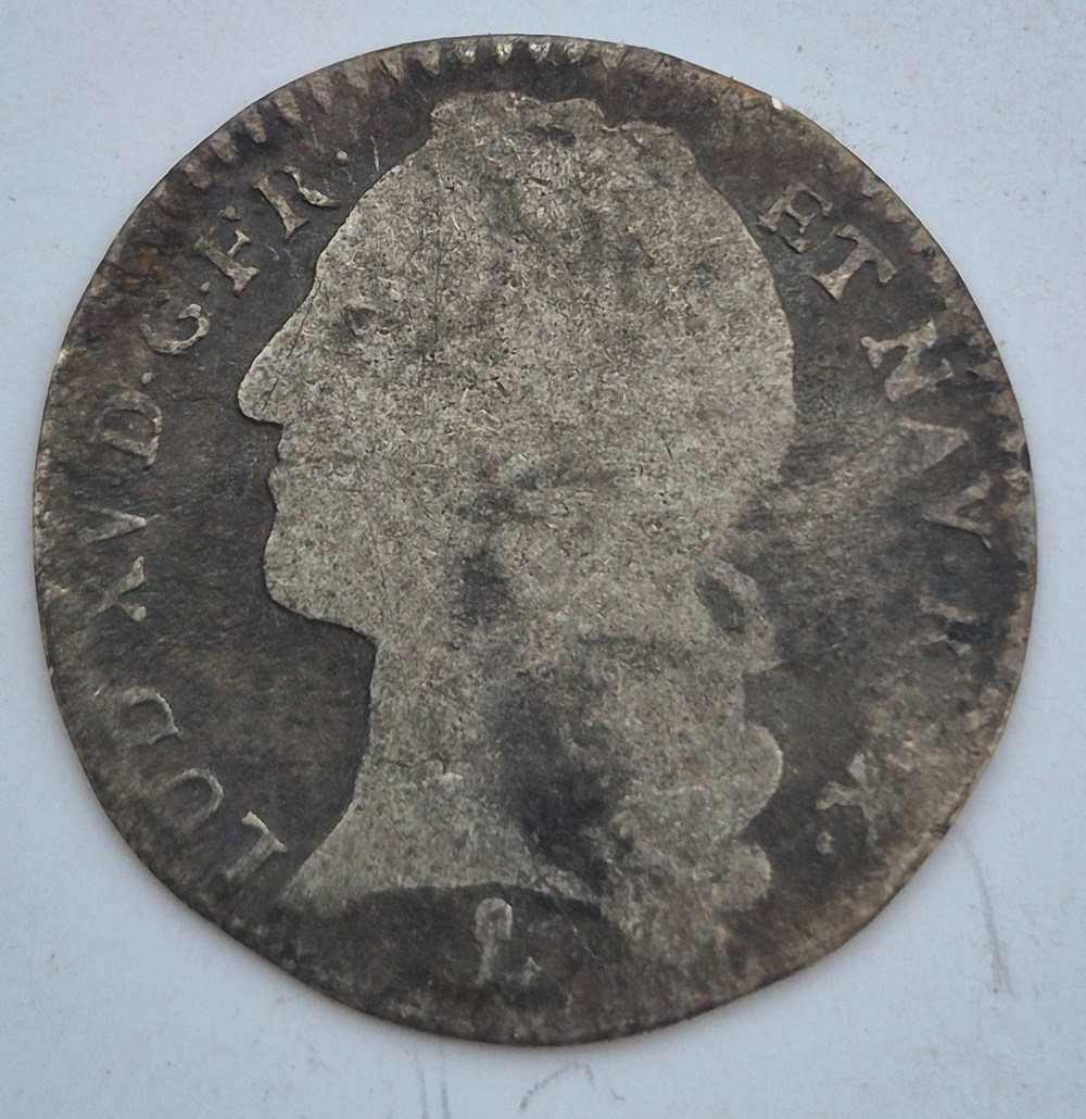 1/10 eme d ecu louis xv 1745 dijon monnaies europe medievale a france royales 1 10 eme d ecu louis xv 1745 dijon