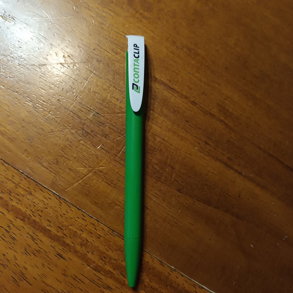 objets publicitaires stylo contaclip