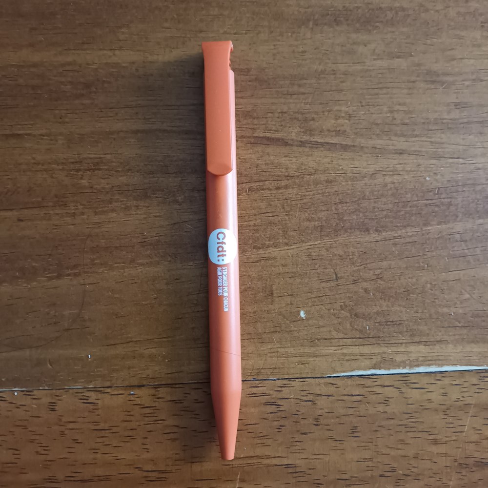 Stylo CFDT objets publicitaires stylo cfdt
