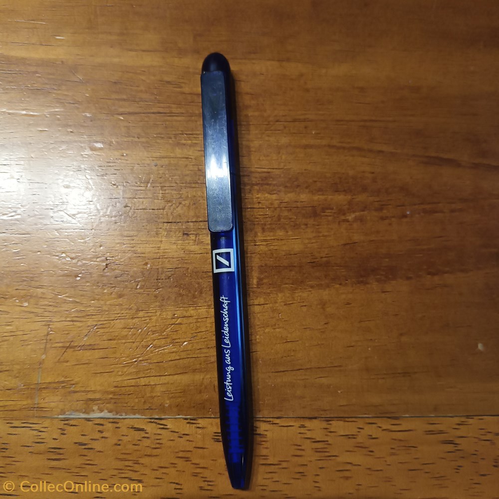 objets publicitaires stylo deutsche bank