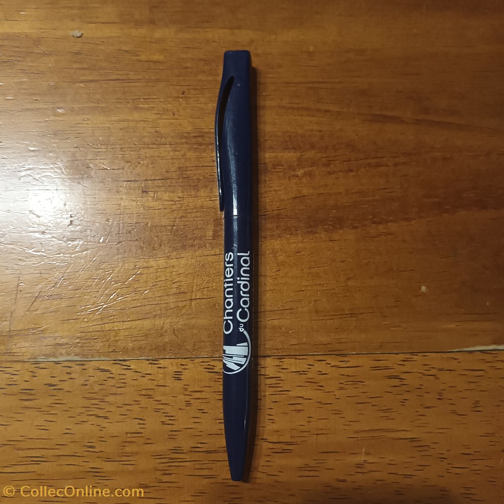 objets publicitaires stylo chantiers du cardinal