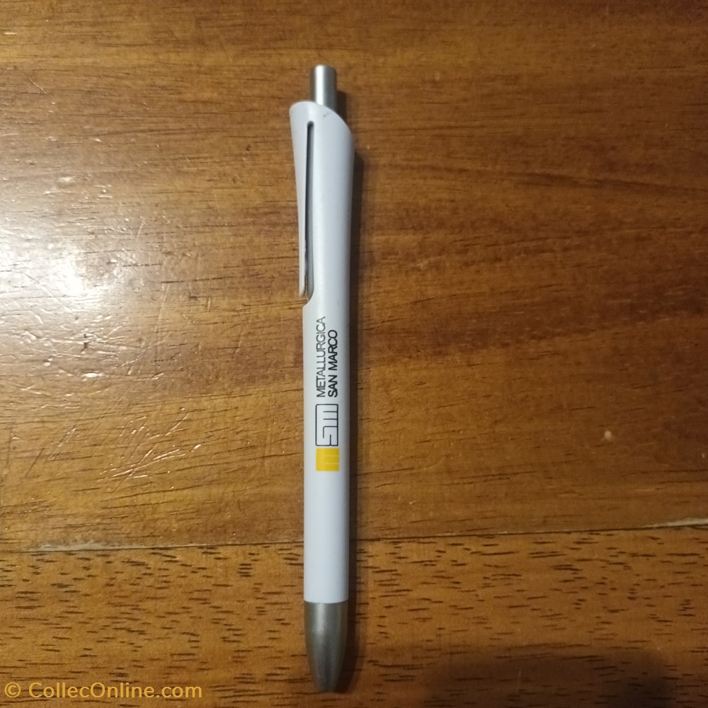 objets publicitaires stylo metallurgica san marco