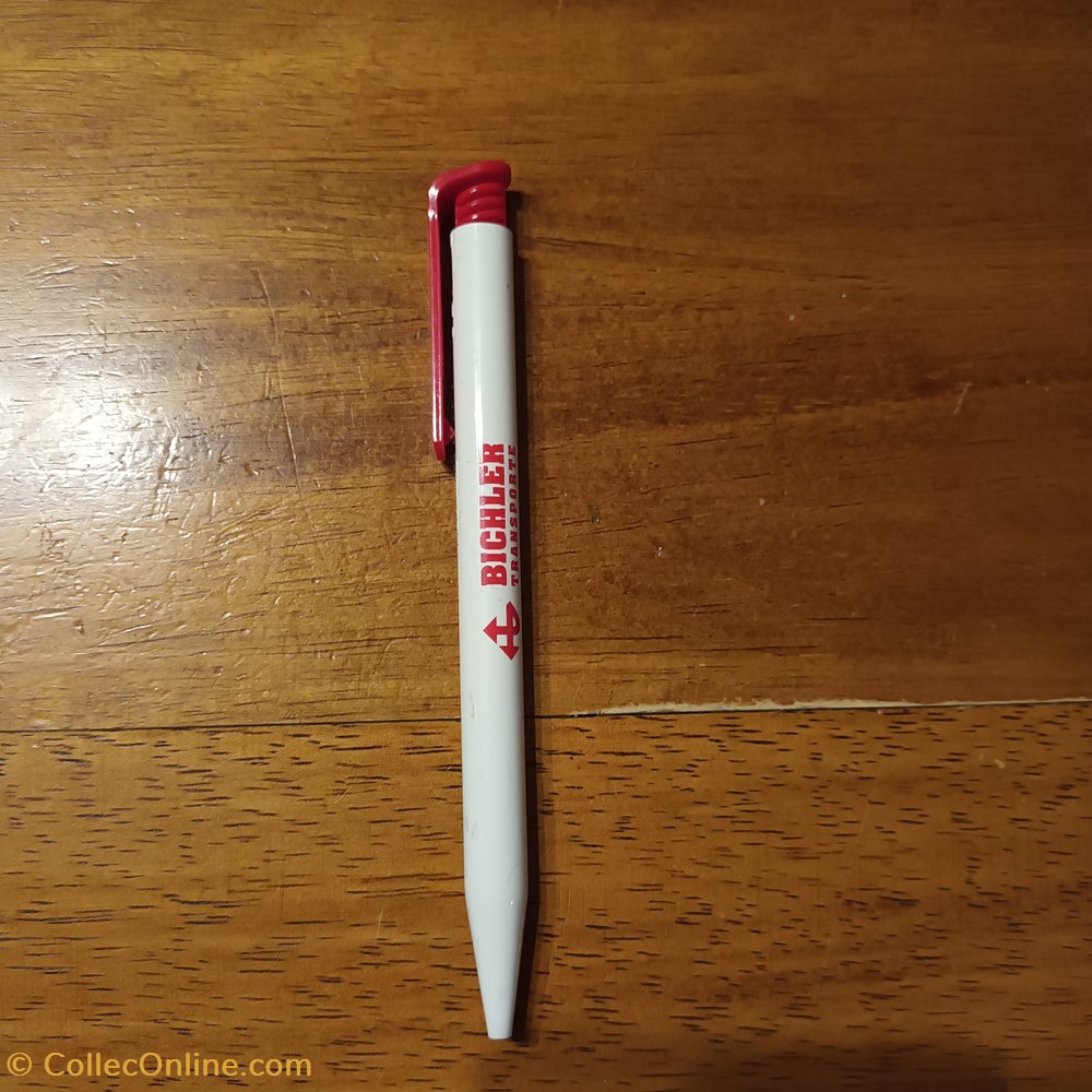 objets publicitaires stylo bichler transporte