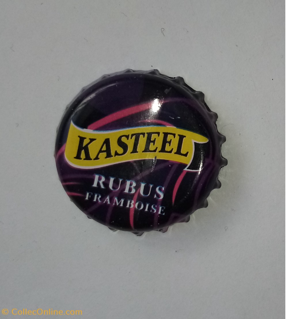 Kasteel Rubus framboise capsules muselets biere kasteel rubus framboise