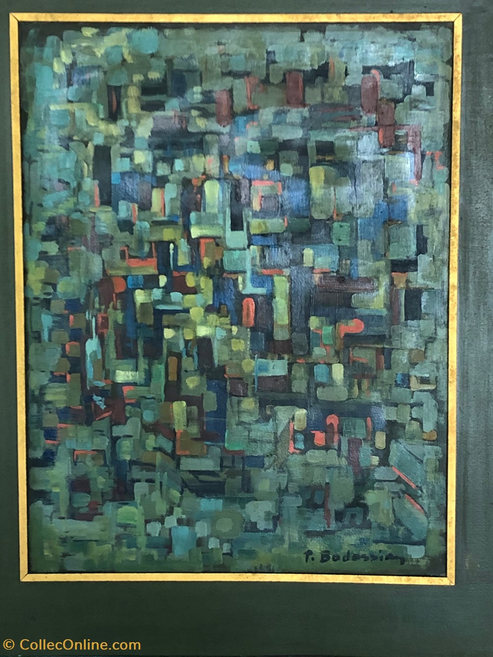 Nocturne / 1962 / Présenté au Salon des Idépendants art antiquites nocturne 1962 presente au salon des idependants