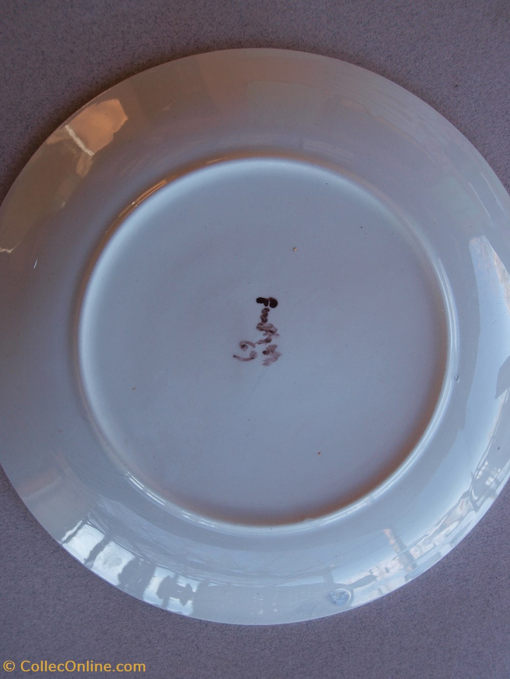 art antiquites ceramiques poteries assiette a dessert