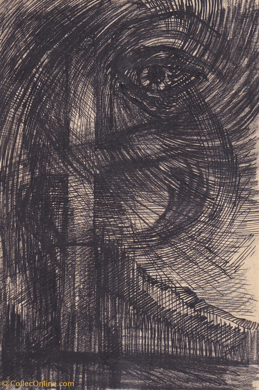 art antiquites peintures dessins l oeil et la croix annees 1960