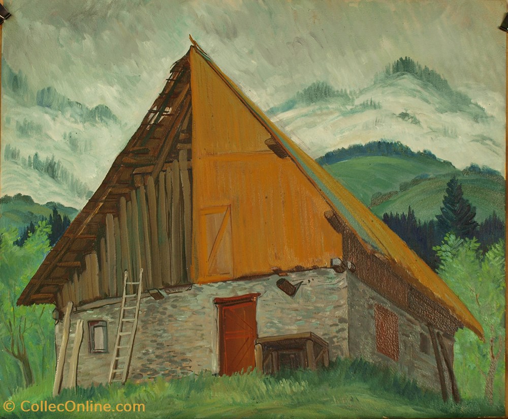 Ferme en Savoie art antiquites peintures dessins ferme en savoie