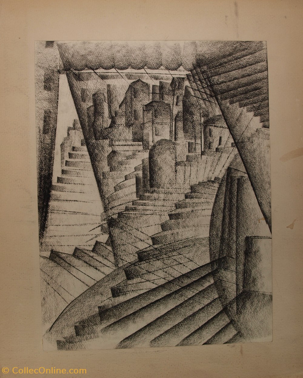art antiquites dedale escaliers debut annee 1960