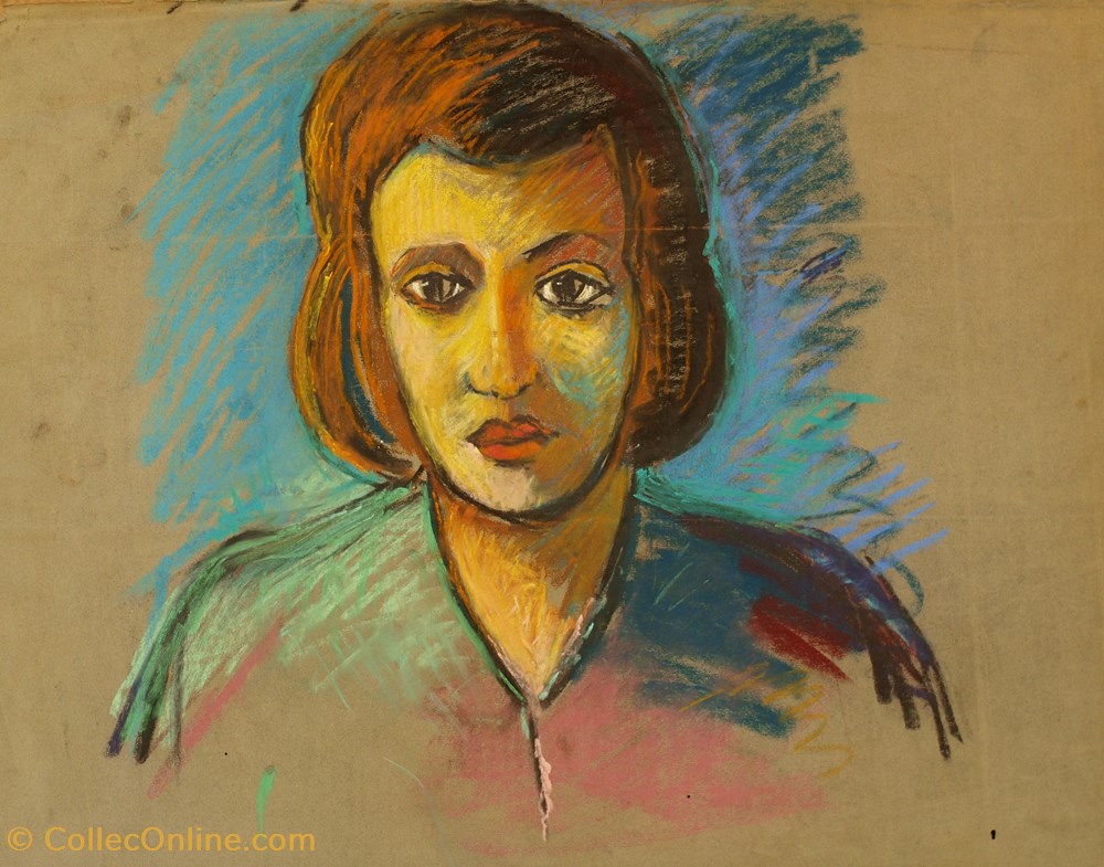 Portrait art antiquites peintures dessins portrait