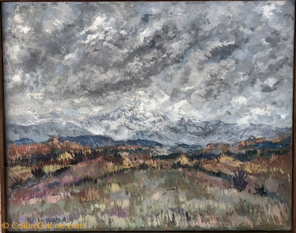 Alpes de Provence / Début 1980 art antiquites peintures dessins alpes de provence debut 1980