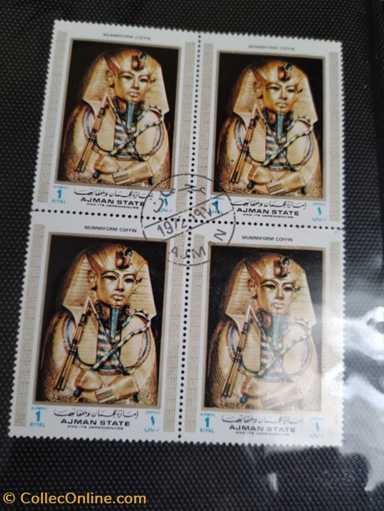 Timbres égyptiens 1972 2 timbres egyptiens 1972