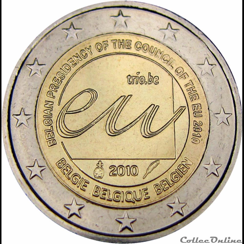 monnaie belgique presidence belge du conseil de l union europeenne