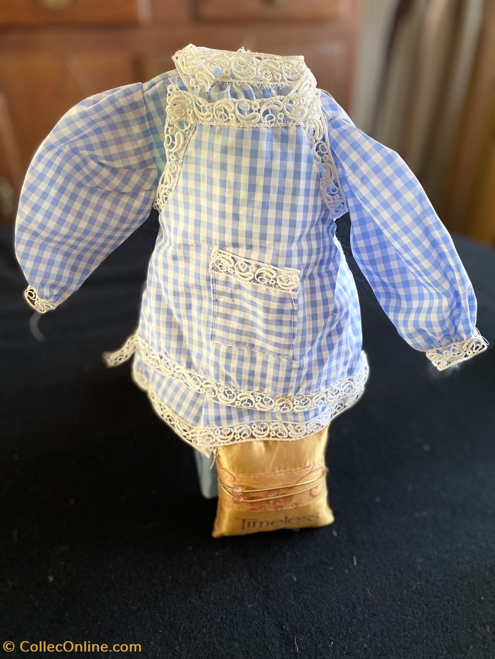 robe poupée de collection vichy BB jeux jouets poupees robe poupee de collection vichy bb