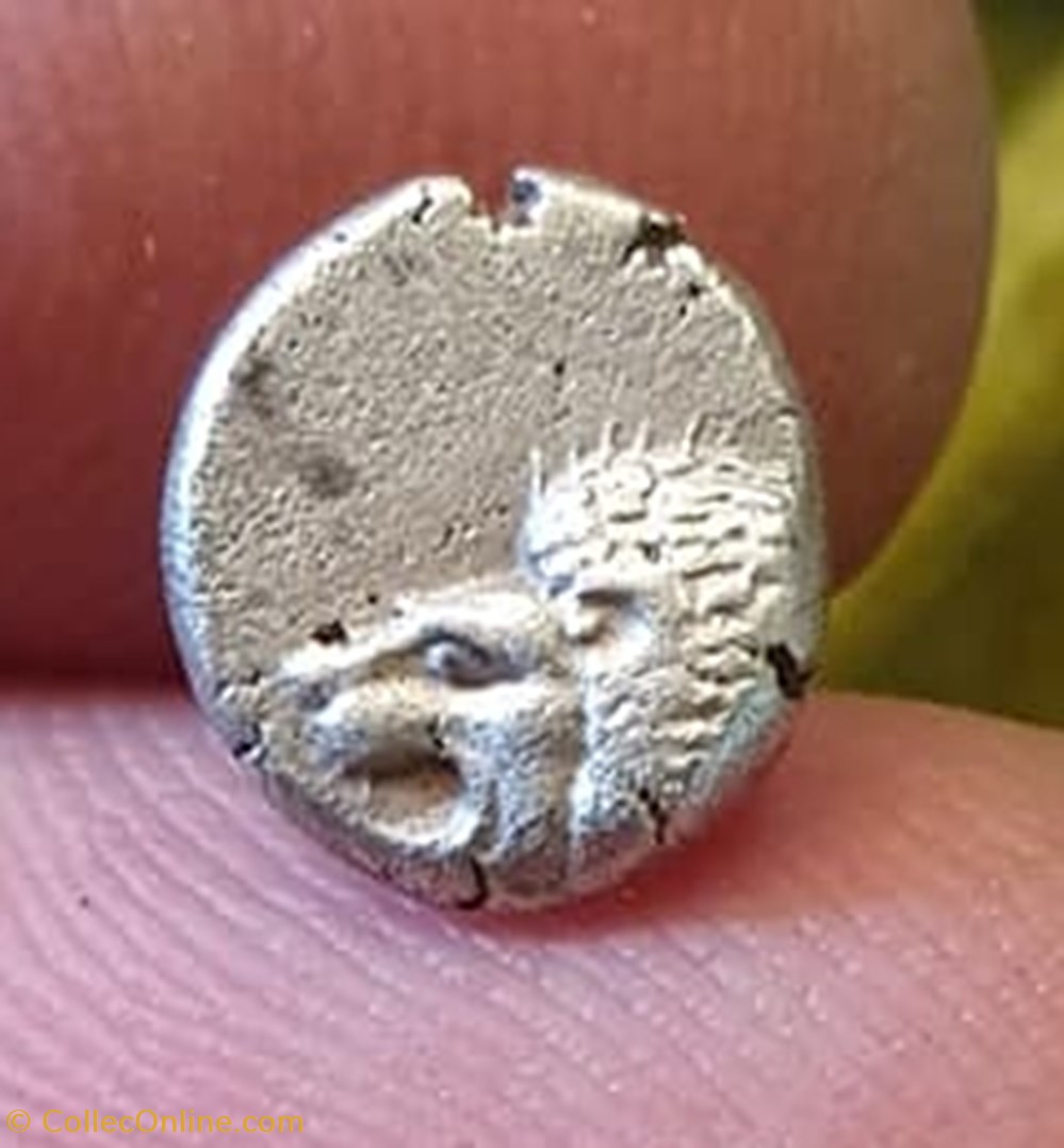 IONIE - MILET Douzième de statère ou obole monnaies ionie milet douzieme de statere ou obole