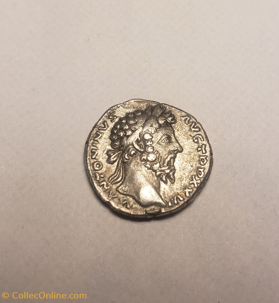 Denier Marc Aurèle Aequitas monnaies antiquite av jc ap autres antiques denier marc aurele aequitas